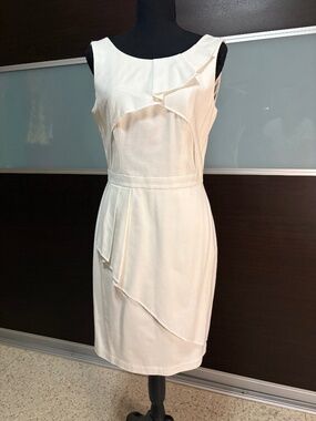 BCBG White Sheath